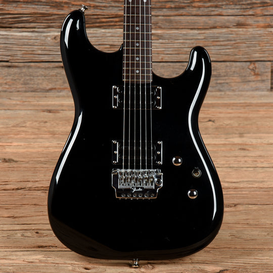 Fender Contemporary Strat Black 1985 Electric Guitars / Solid Body