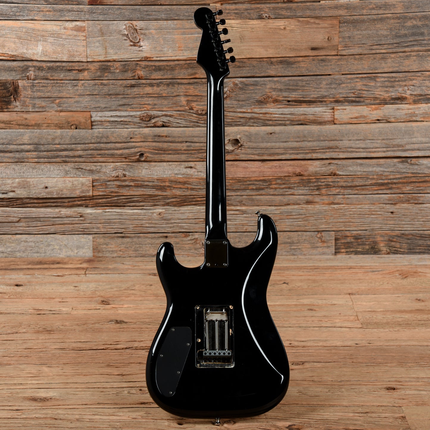 Fender Contemporary Strat Black 1985 Electric Guitars / Solid Body