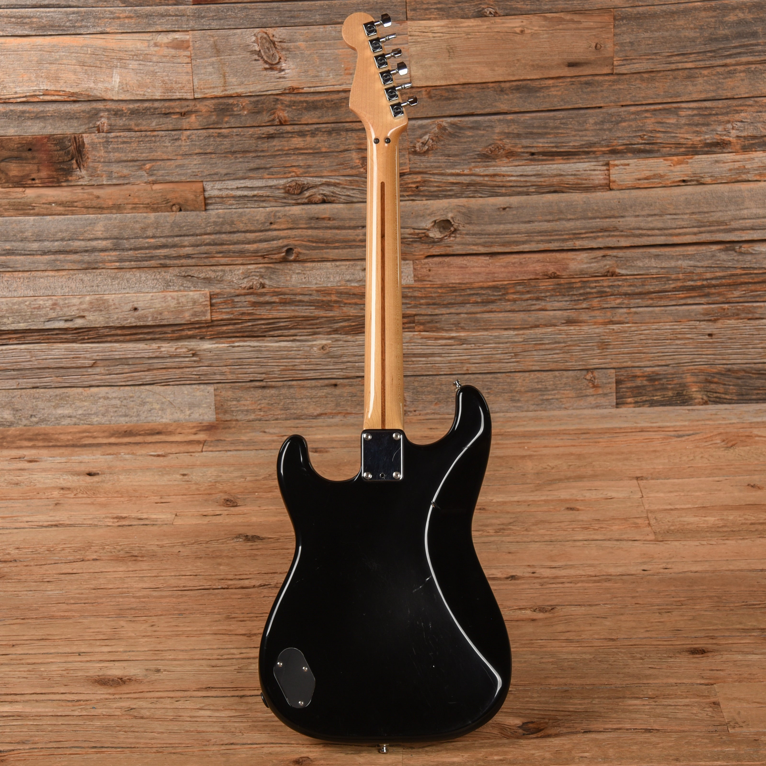 Fender Contemporary Stratocaster Black 1985 Electric Guitars / Solid Body