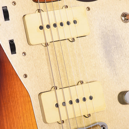 Fender Custom Shop 1950's 250K Jazzmaster Relic Chocolate 3-Tone Sunburst Master Built by Levi Perry Electric Guitars / Solid Body