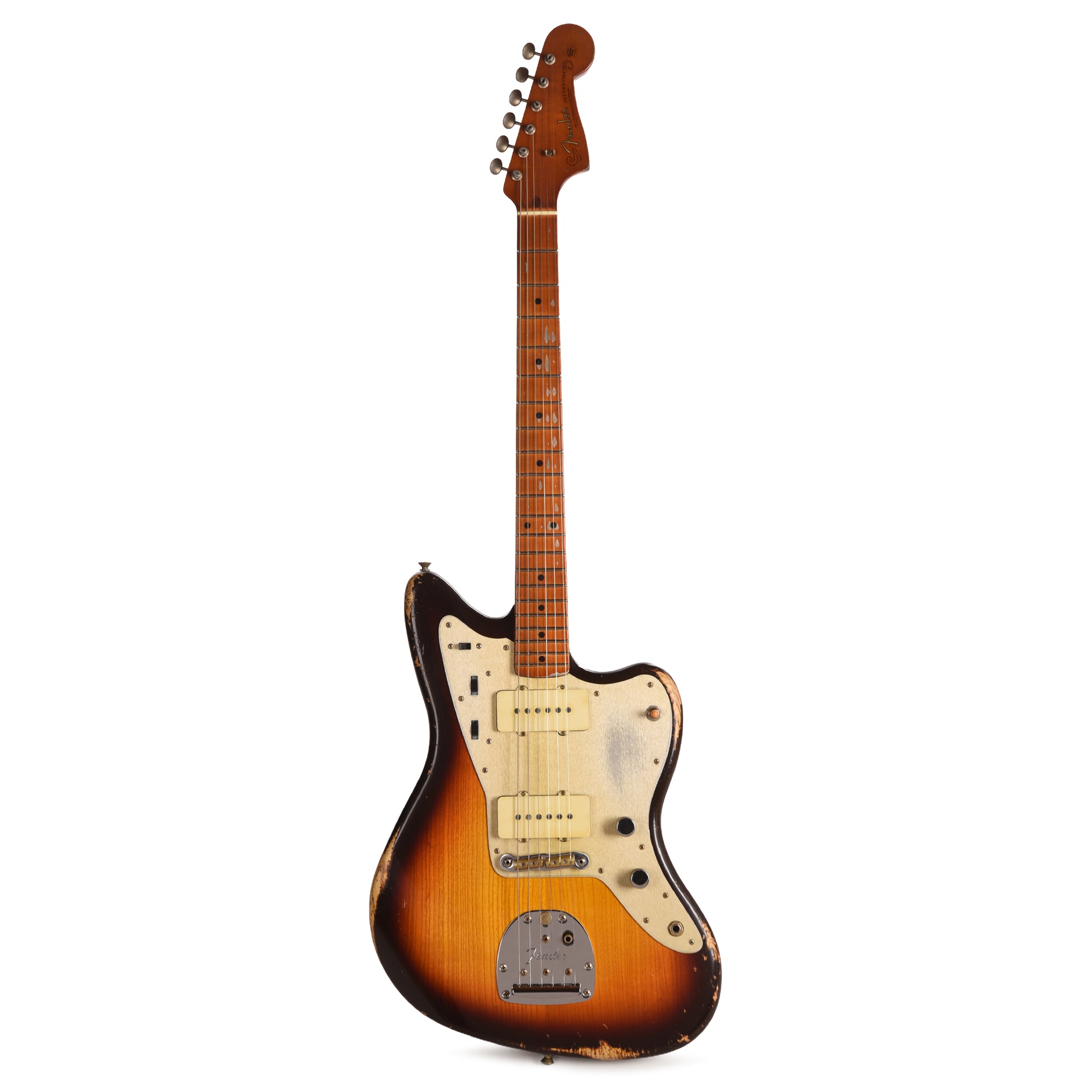 Fender Custom Shop 1950's 250K Jazzmaster Relic Chocolate 3-Tone Sunburst Master Built by Levi Perry Electric Guitars / Solid Body
