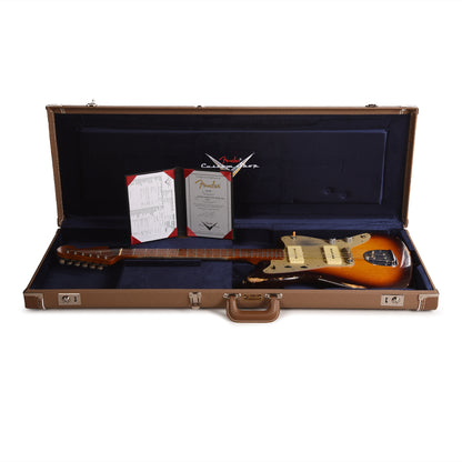Fender Custom Shop 1950's 250K Jazzmaster Relic Chocolate 3-Tone Sunburst Master Built by Levi Perry Electric Guitars / Solid Body