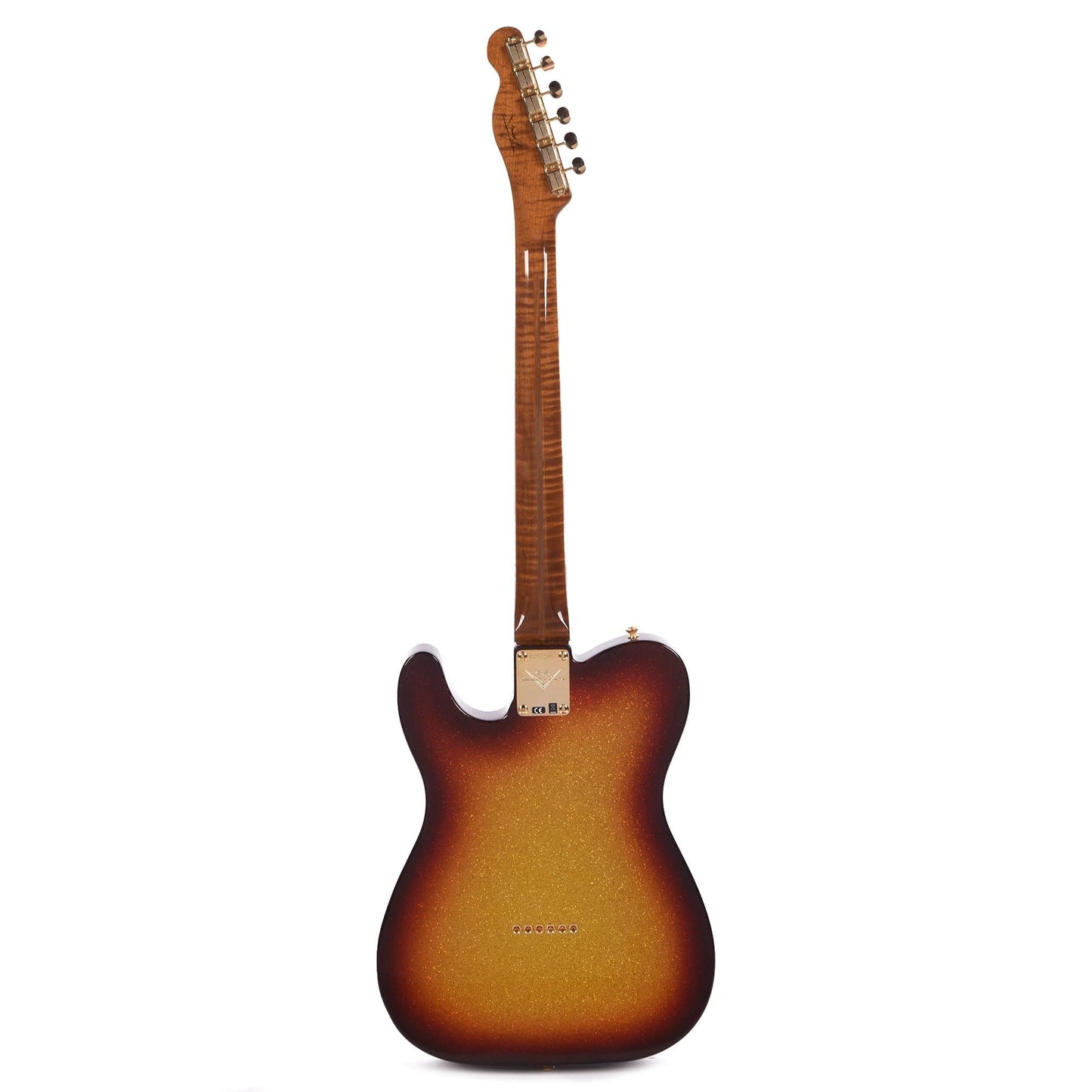 Fender Custom Shop 1950s Telecaster Deluxe Closet Classic Aged 3-Color Sunburst Sparkle w/Roasted 3A Flame Neck & Gold Hardware Electric Guitars / Solid Body