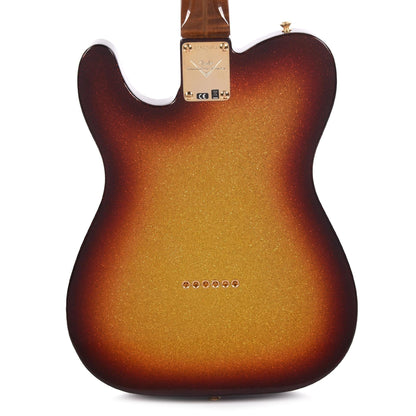 Fender Custom Shop 1950s Telecaster Deluxe Closet Classic Aged 3-Color Sunburst Sparkle w/Roasted 3A Flame Neck & Gold Hardware Electric Guitars / Solid Body