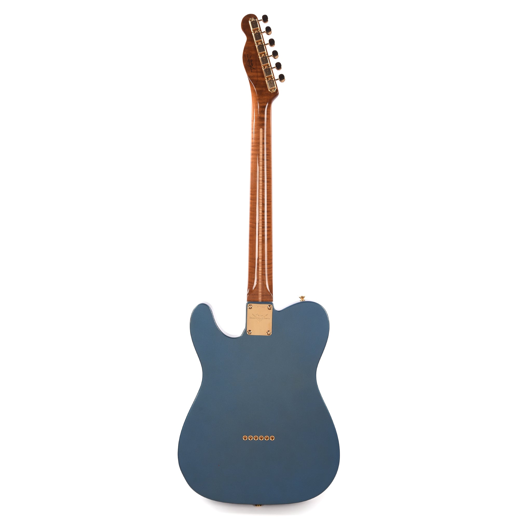 Fender Custom Shop 1950s Telecaster NOS Super Aged Lake Placid Blue w/Roasted 3A Flame Neck & Gold Hardware Electric Guitars / Solid Body