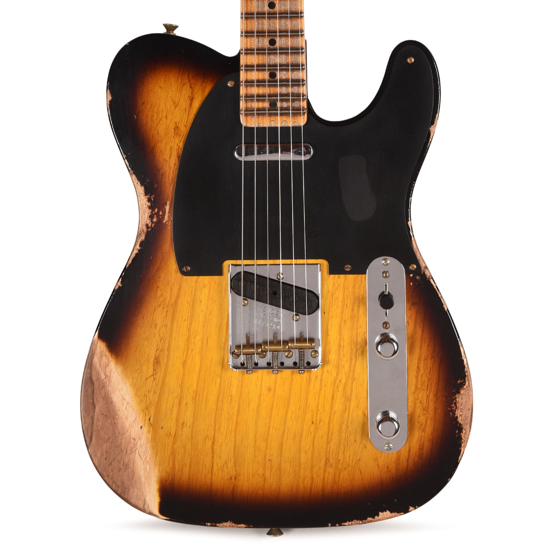 Fender Custom Shop 1951 Nocaster Heavy Relic 2-Tone Sunburst Electric Guitars / Solid Body