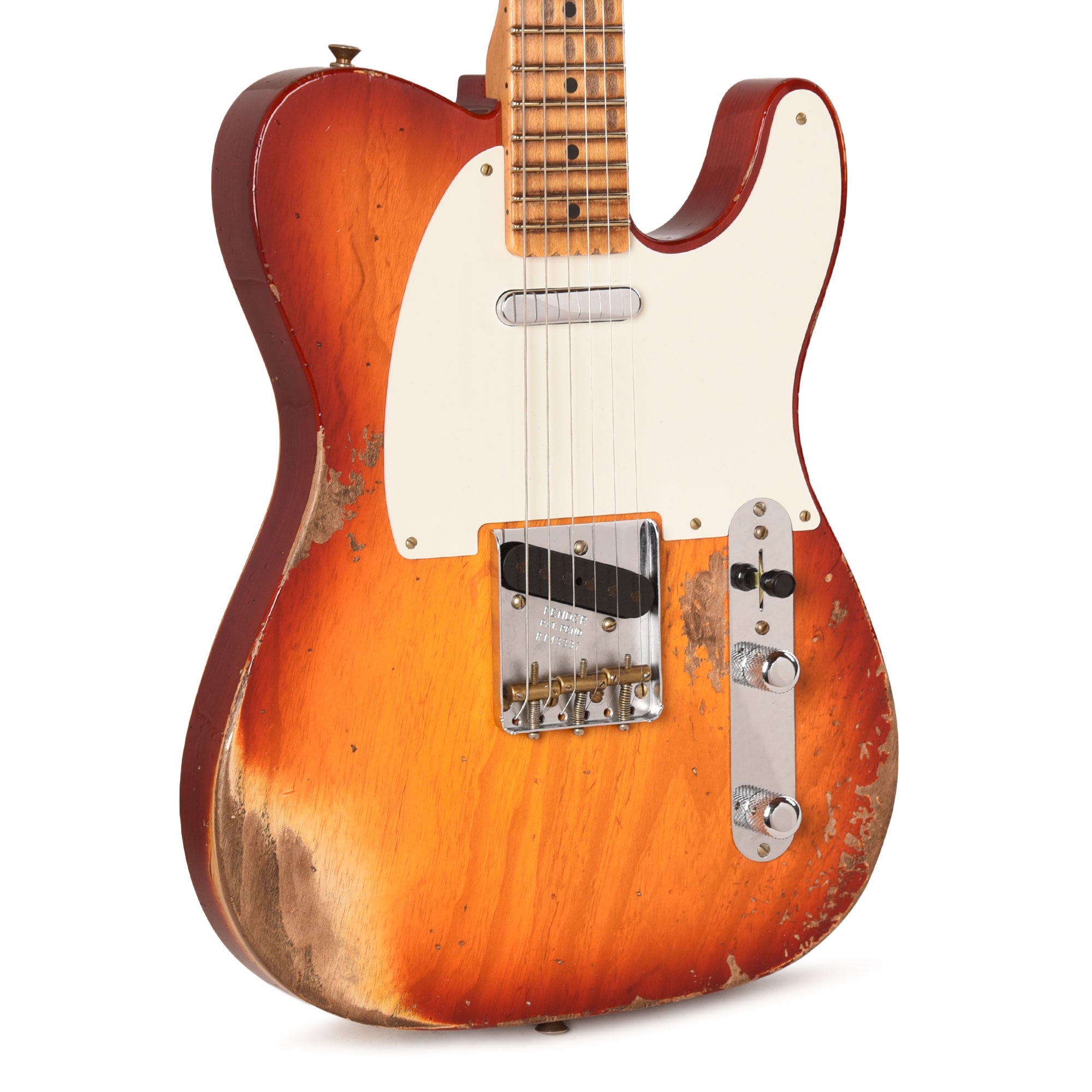 Fender Custom Shop 1951 Nocaster Heavy Relic Aged Cherry Sunburst Electric Guitars / Solid Body