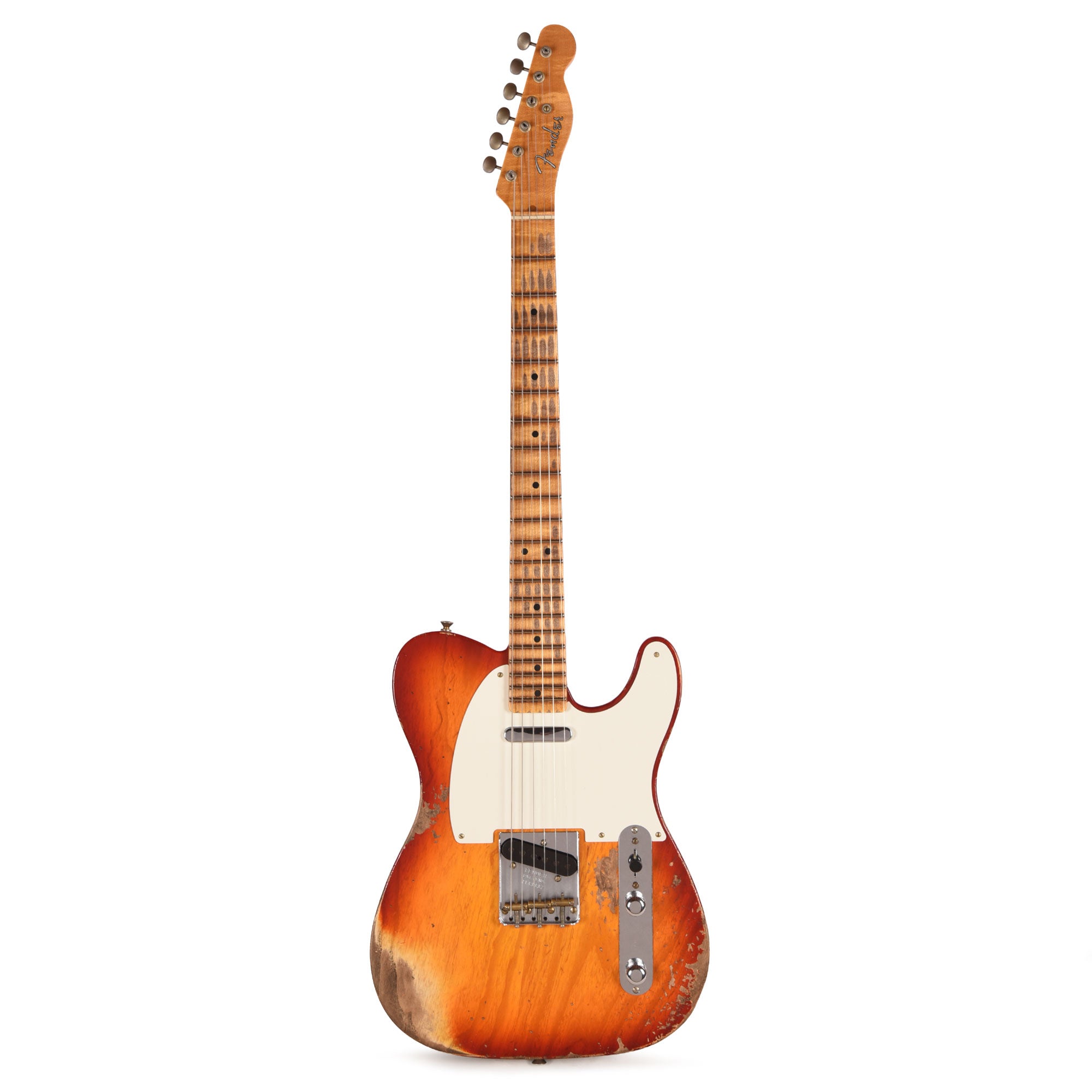 Fender Custom Shop 1951 Nocaster Heavy Relic Aged Cherry Sunburst Electric Guitars / Solid Body