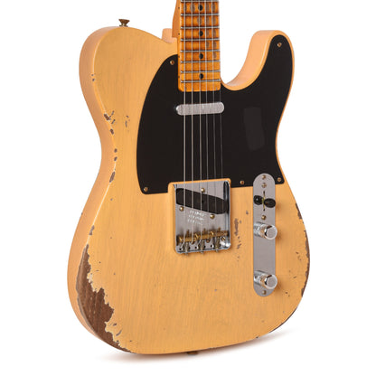 Fender Custom Shop 1951 Nocaster Heavy Relic Faded Aged Nocaster Blonde Electric Guitars / Solid Body