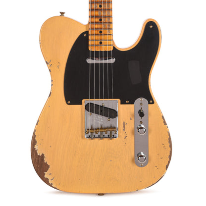 Fender Custom Shop 1951 Nocaster Heavy Relic Faded Aged Nocaster Blonde Electric Guitars / Solid Body