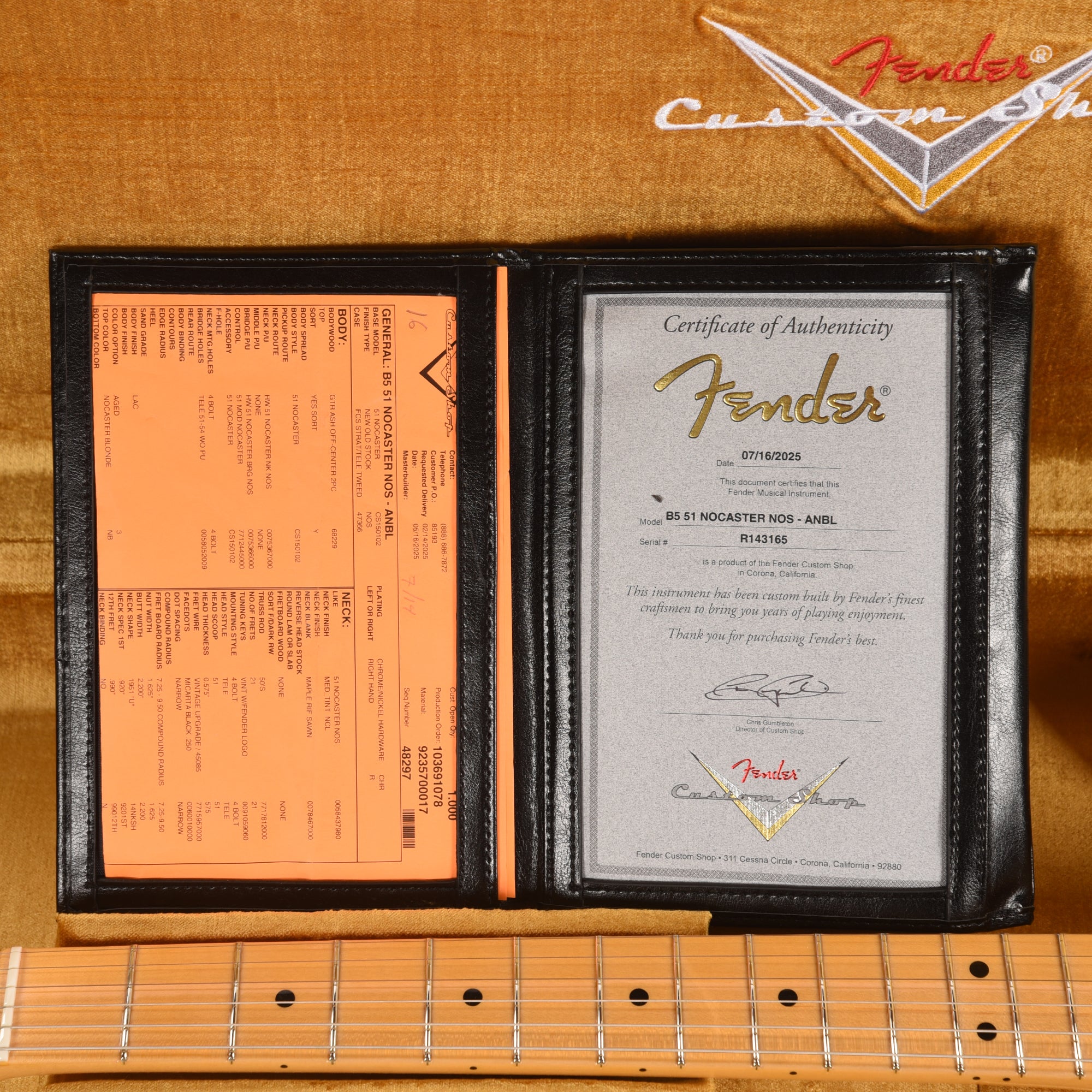 Fender Custom Shop 1951 Nocaster NOS Aged Nocaster Blonde Electric Guitars / Solid Body