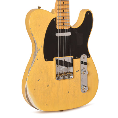 Fender Custom Shop 1951 Nocaster Relic Faded Aged Nocaster Blonde Electric Guitars / Solid Body