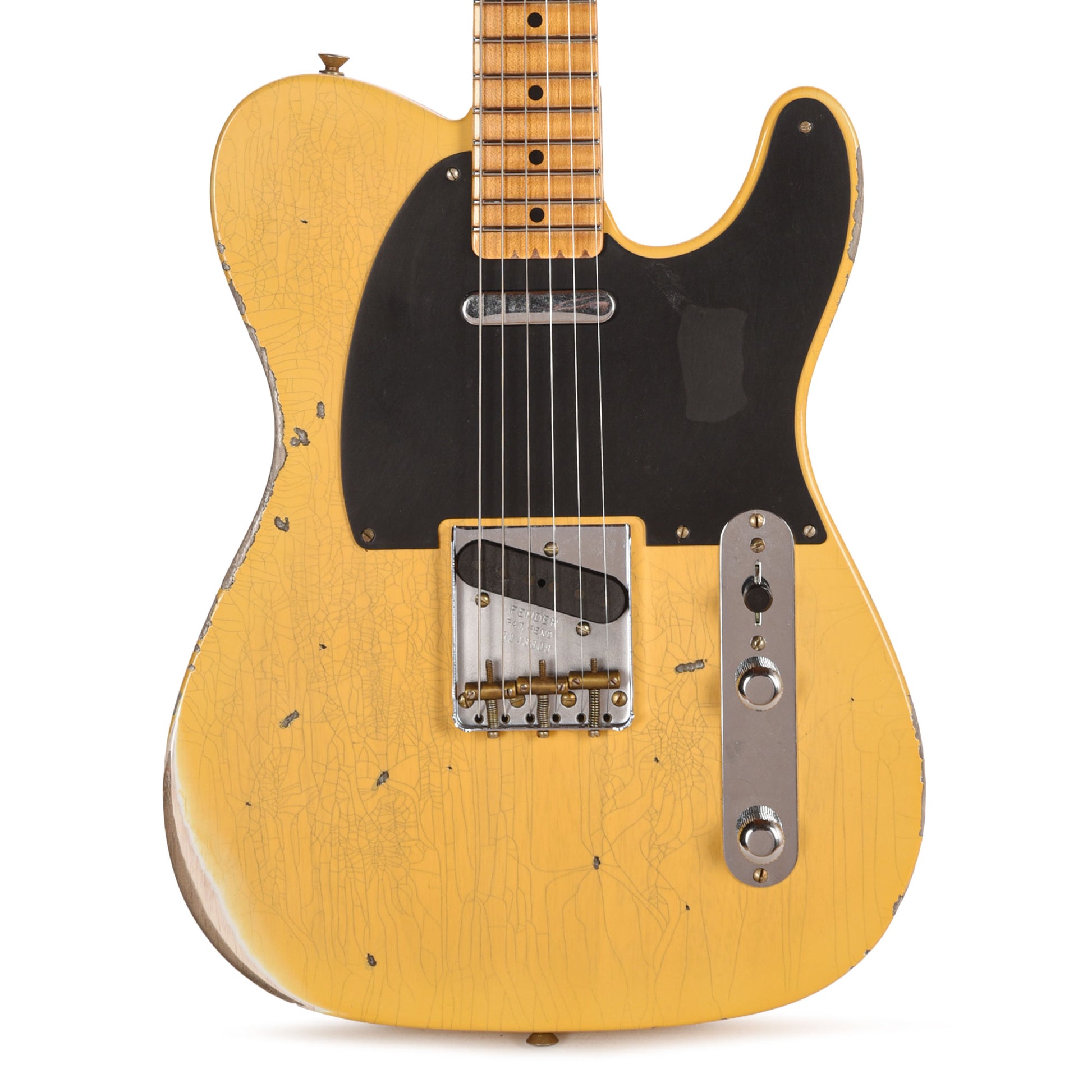Fender Custom Shop 1951 Nocaster Relic Faded Aged Nocaster Blonde Electric Guitars / Solid Body