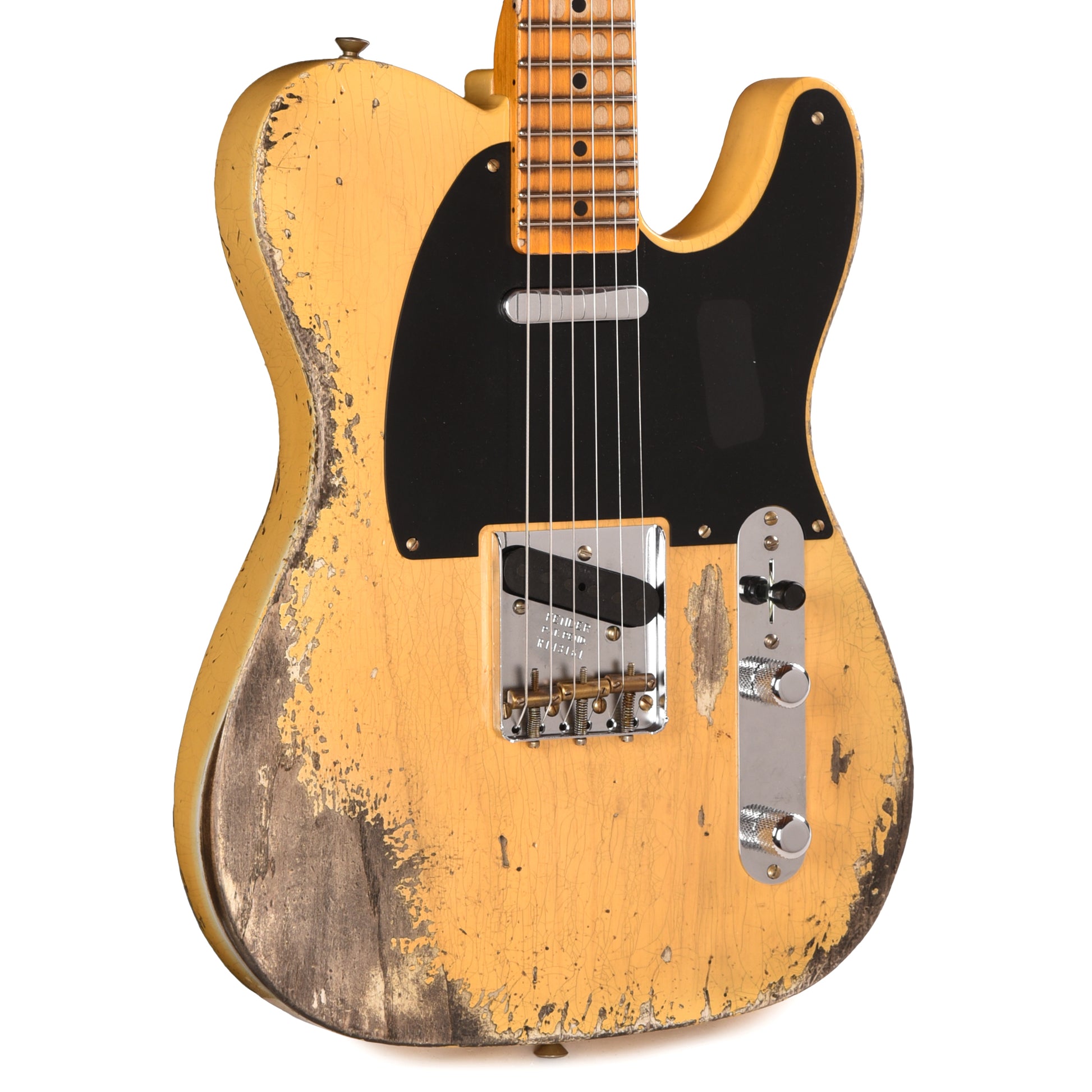 Fender Custom Shop 1951 Nocaster Super Heavy Relic Super Faded Aged Nocaster Blonde Electric Guitars / Solid Body