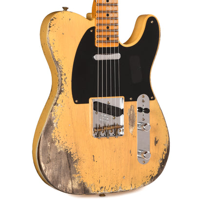 Fender Custom Shop 1951 Nocaster Super Heavy Relic Super Faded Aged Nocaster Blonde Electric Guitars / Solid Body