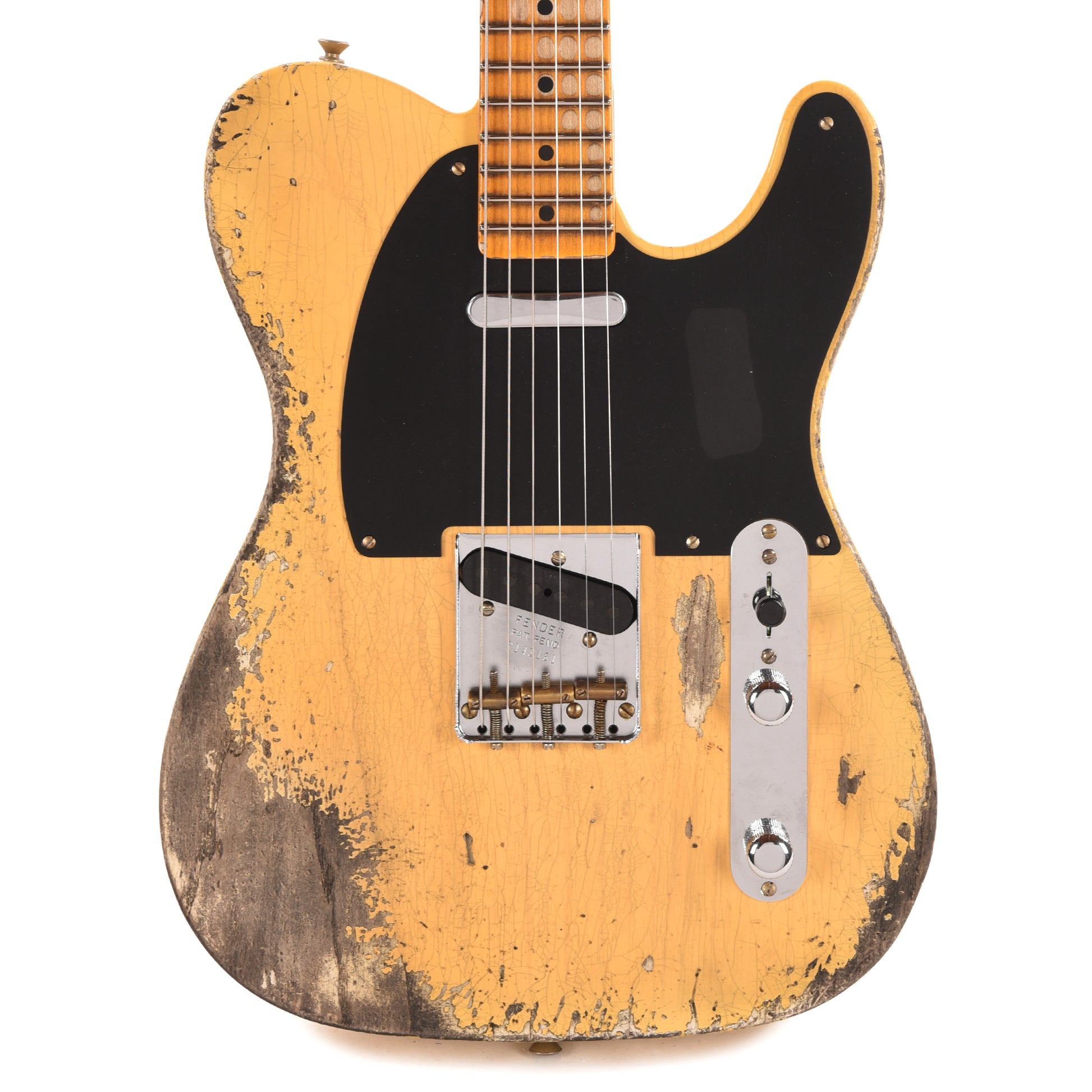 Fender Custom Shop 1951 Nocaster Super Heavy Relic Super Faded Aged Nocaster Blonde Electric Guitars / Solid Body