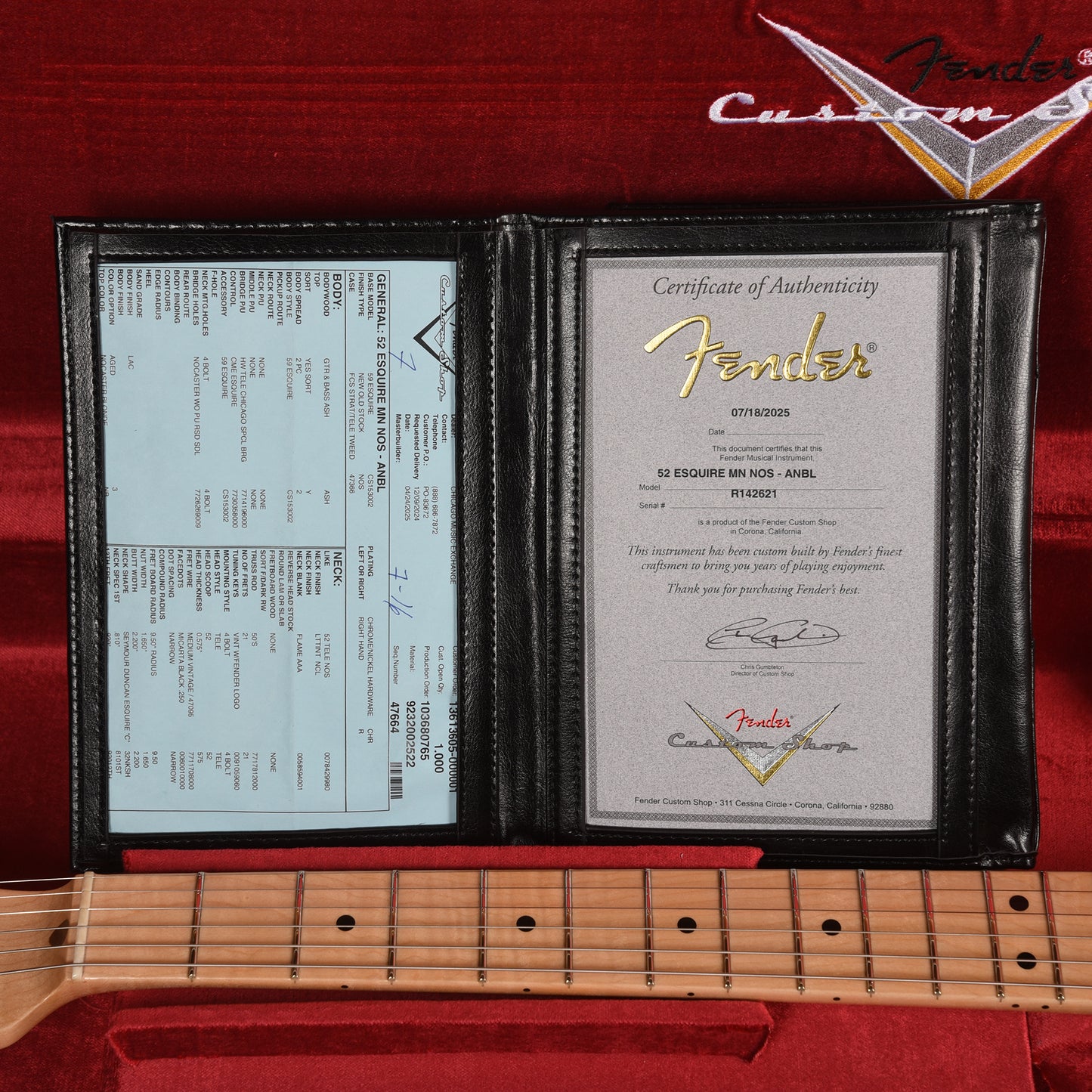 Fender Custom Shop 1952 Esquire "Chicago Special" NOS Aged Nocaster Blonde Electric Guitars / Solid Body