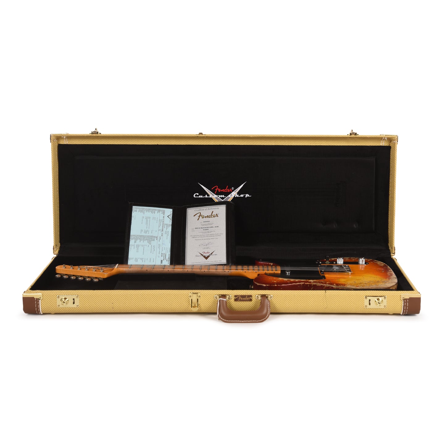 Fender Custom Shop 1952 Telecaster Aged Cherry Sunburst Super Heavy Relic w/Hand-Wound '50/'51 Blackguard Pickups Electric Guitars / Solid Body