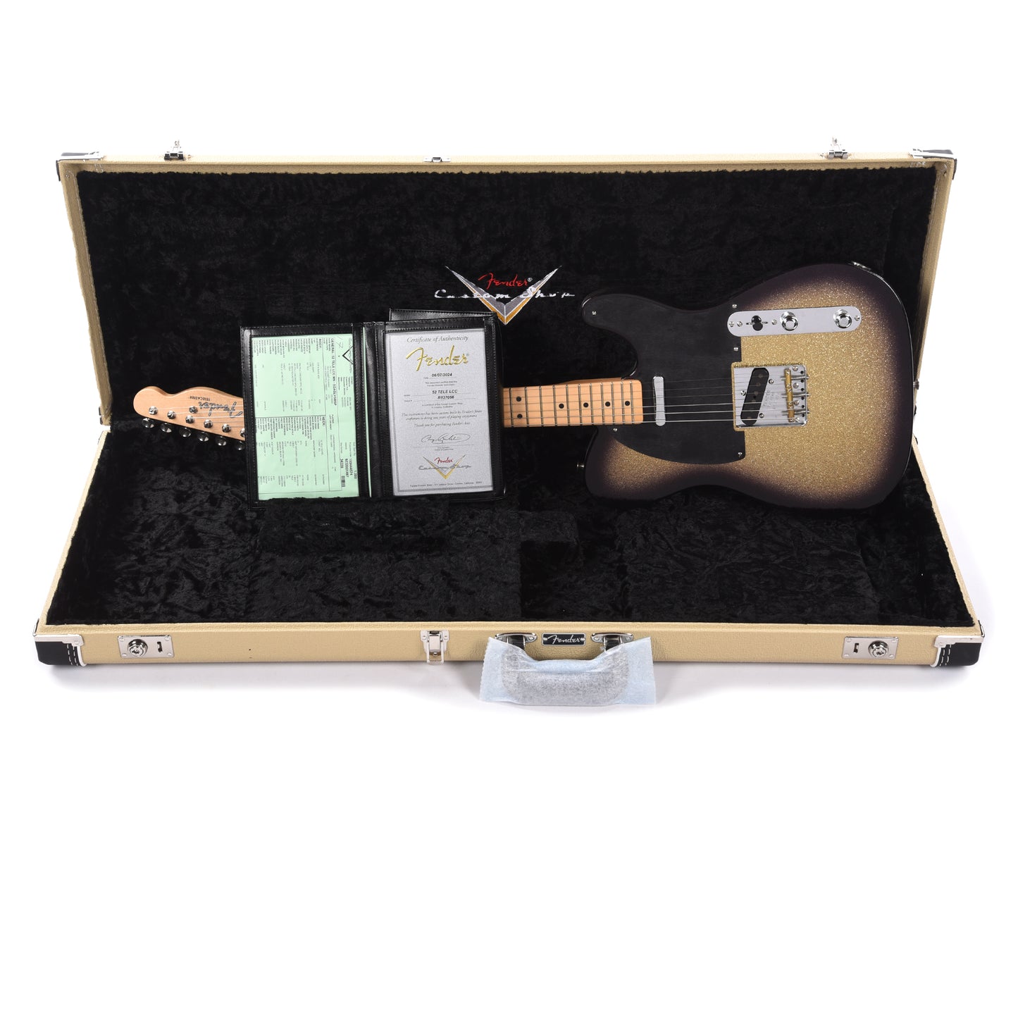 Fender Custom Shop 1952 Telecaster "Chicago Special" Deluxe Closet Classic Super Aged Silverburst Sparkle Electric Guitars / Solid Body