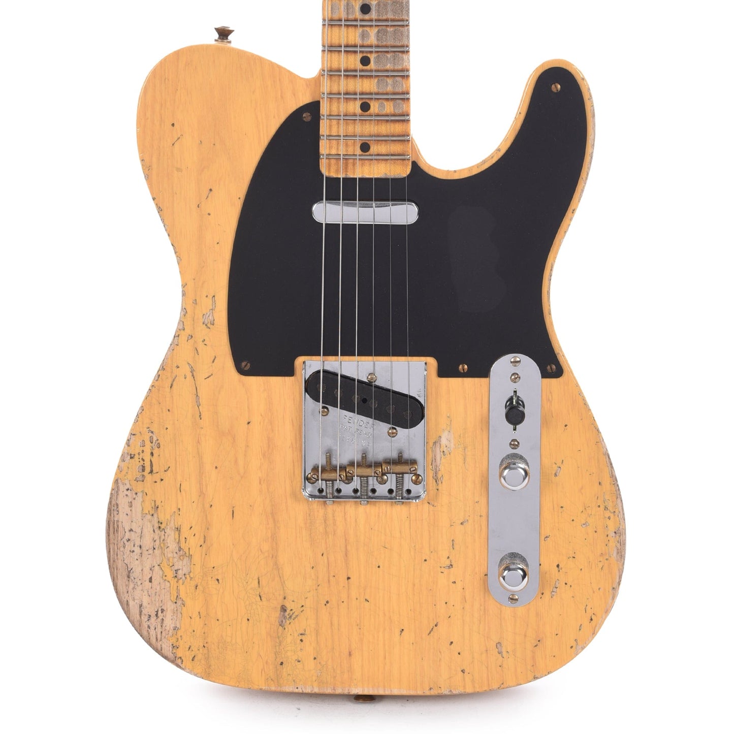 Fender Custom Shop 1952 Telecaster "Chicago Special" Heavy Relic Faded Butterscotch Blonde Electric Guitars / Solid Body