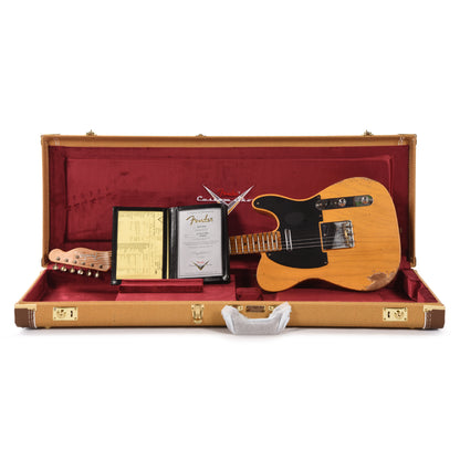 Fender Custom Shop 1952 Telecaster "Chicago Special" Heavy Relic Faded Butterscotch Blonde Electric Guitars / Solid Body