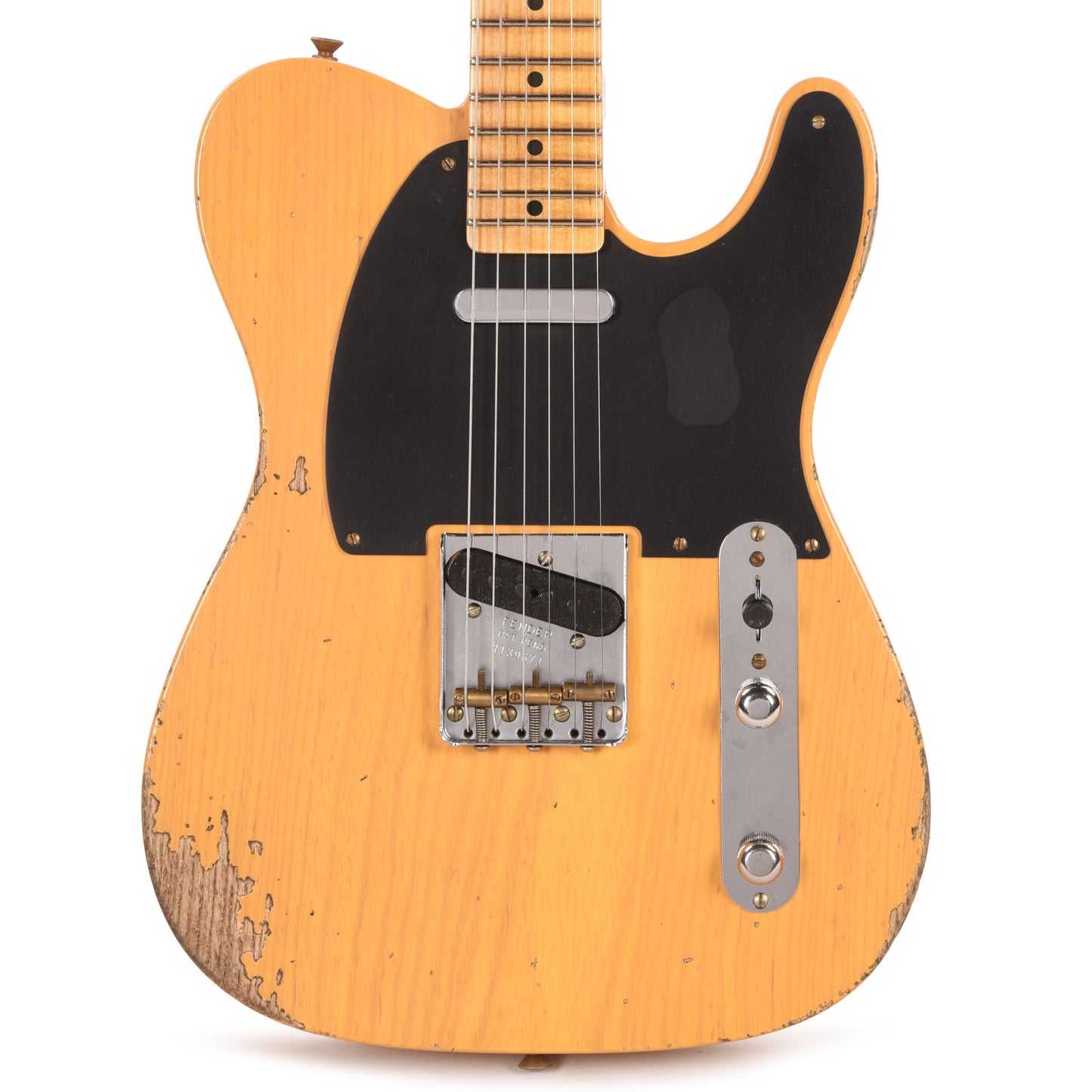 Fender Custom Shop 1952 Telecaster "Chicago Special" Heavy Relic Faded Butterscotch Blonde Electric Guitars / Solid Body