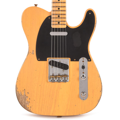 Fender Custom Shop 1952 Telecaster "Chicago Special" Heavy Relic Faded Butterscotch Blonde Electric Guitars / Solid Body