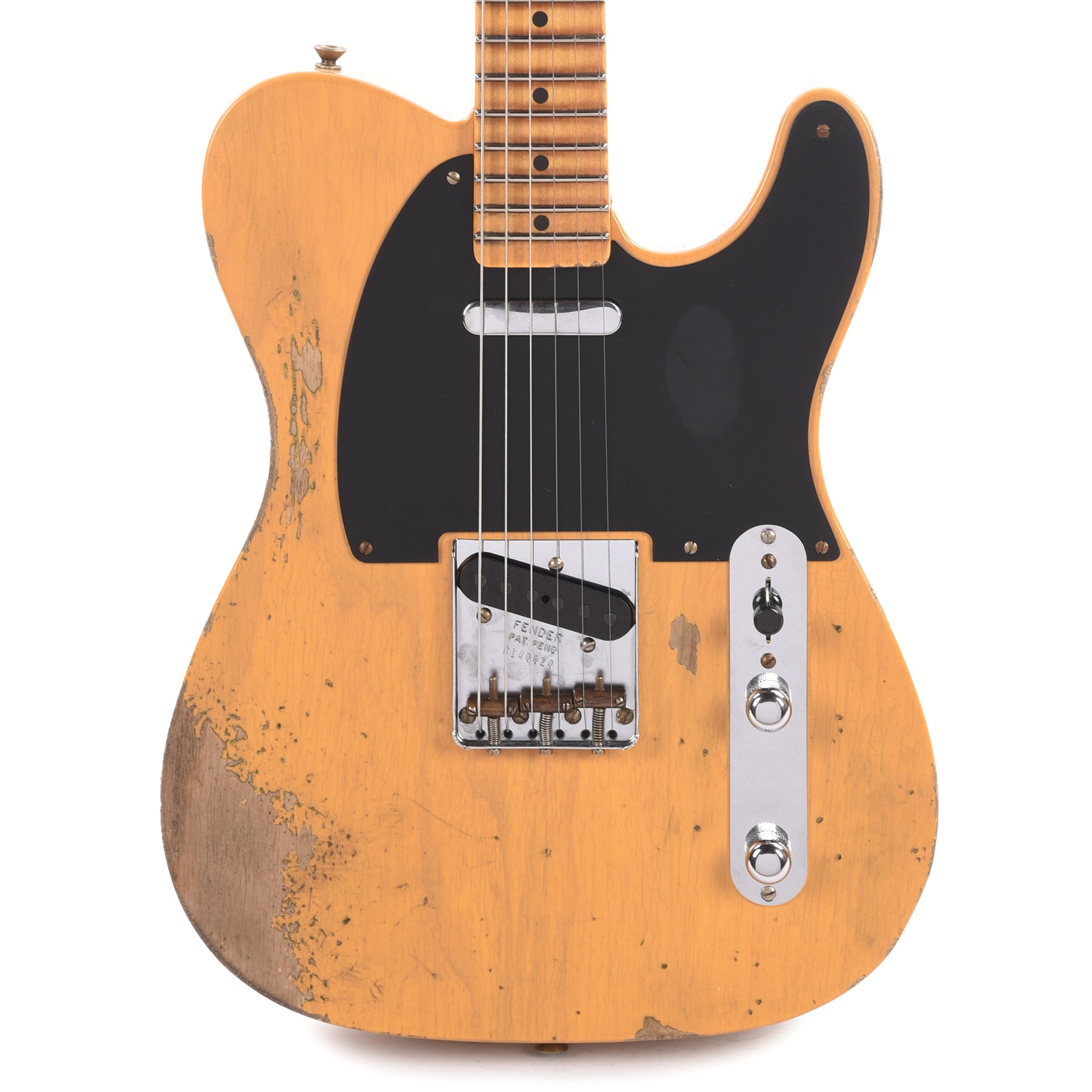 Fender Custom Shop 1952 Telecaster "Chicago Special" Heavy Relic Faded Butterscotch Blonde Electric Guitars / Solid Body