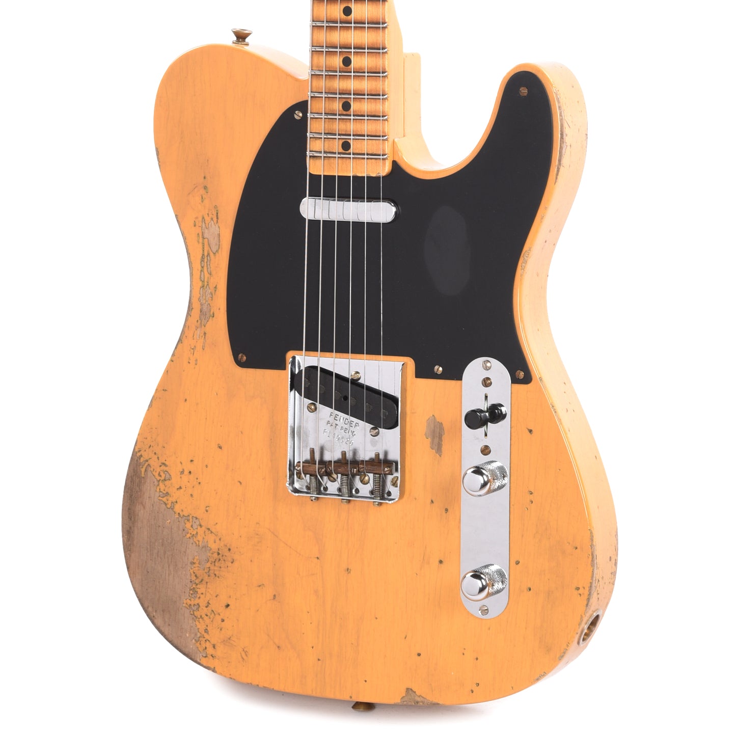 Fender Custom Shop 1952 Telecaster "Chicago Special" Heavy Relic Faded Butterscotch Blonde Electric Guitars / Solid Body