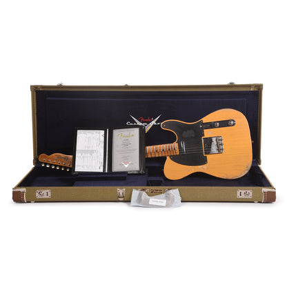 Fender Custom Shop 1952 Telecaster "Chicago Special" Heavy Relic Faded Butterscotch Blonde Electric Guitars / Solid Body