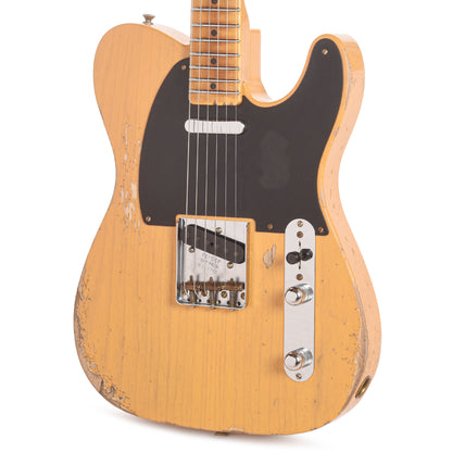Fender Custom Shop 1952 Telecaster "Chicago Special" Heavy Relic Faded Butterscotch Blonde Electric Guitars / Solid Body