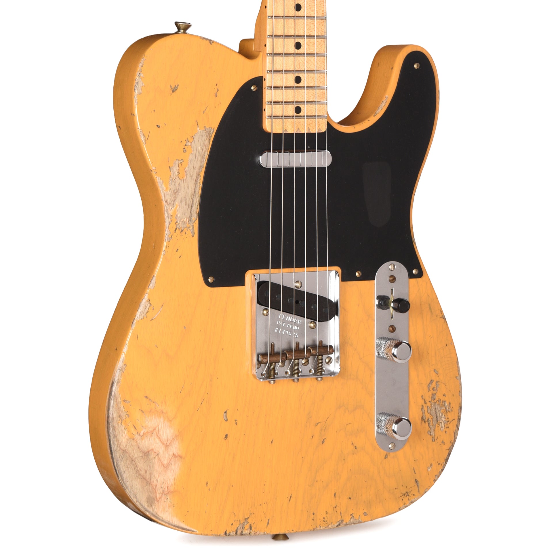Fender Custom Shop 1952 Telecaster "Chicago Special" Heavy Relic Faded Butterscotch Blonde Electric Guitars / Solid Body
