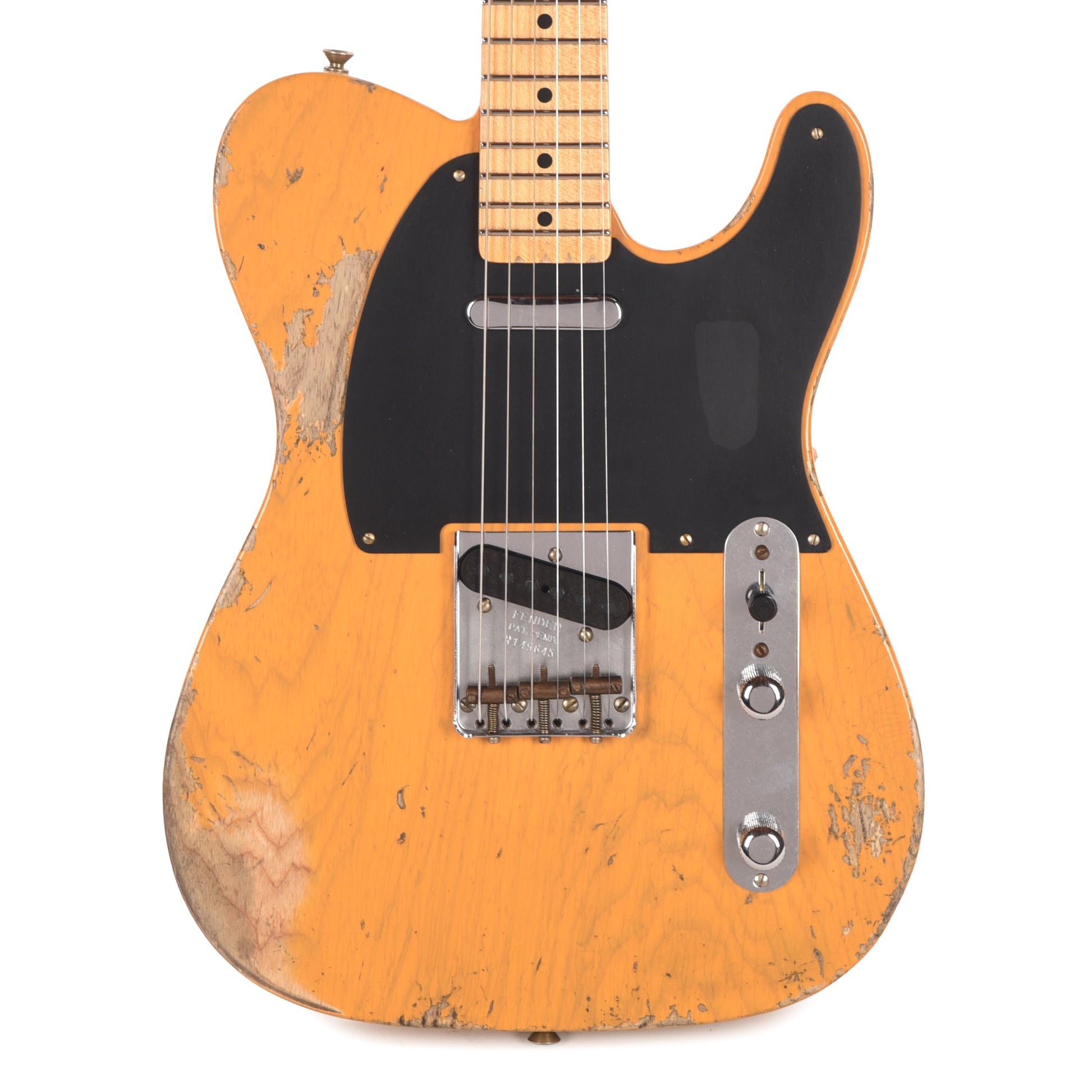 Fender Custom Shop 1952 Telecaster "Chicago Special" Heavy Relic Faded Butterscotch Blonde Electric Guitars / Solid Body