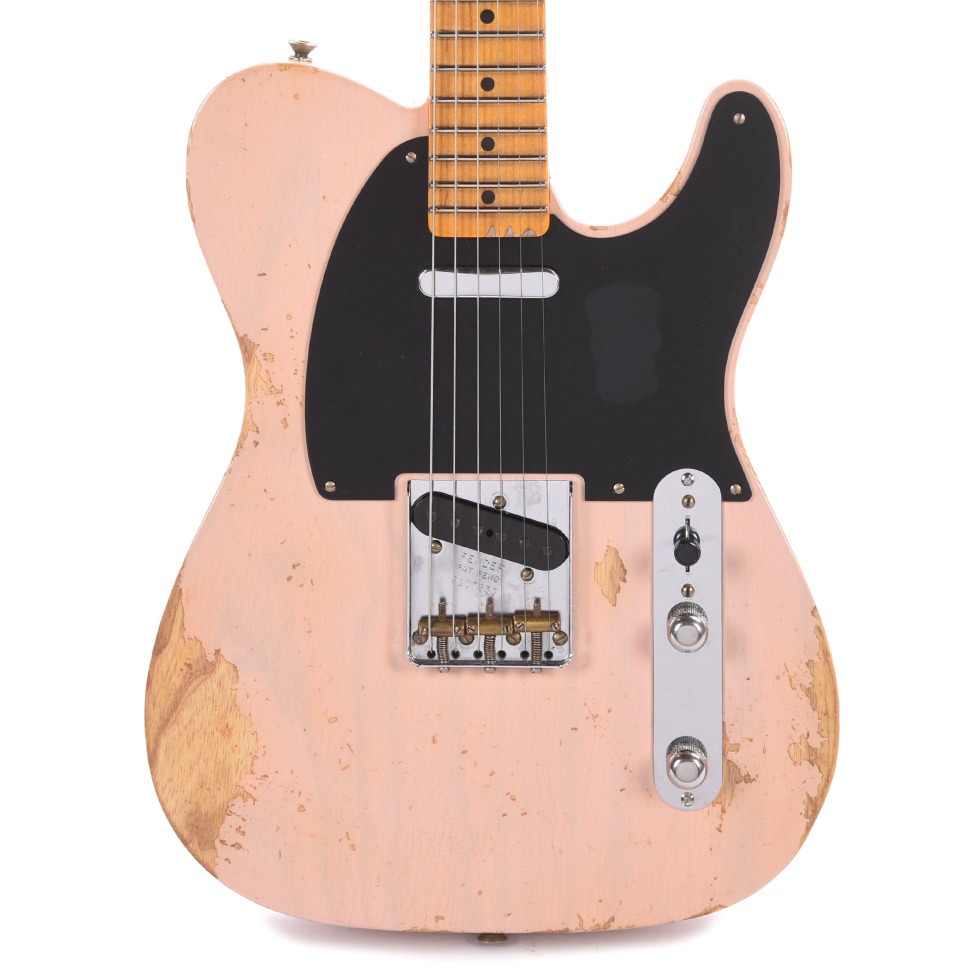 Fender Custom Shop 1952 Telecaster "Chicago Special" Heavy Relic Faded Trans Shell Pink Electric Guitars / Solid Body