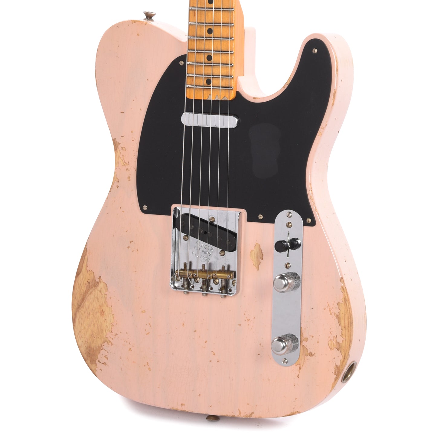 Fender Custom Shop 1952 Telecaster "Chicago Special" Heavy Relic Faded Trans Shell Pink Electric Guitars / Solid Body