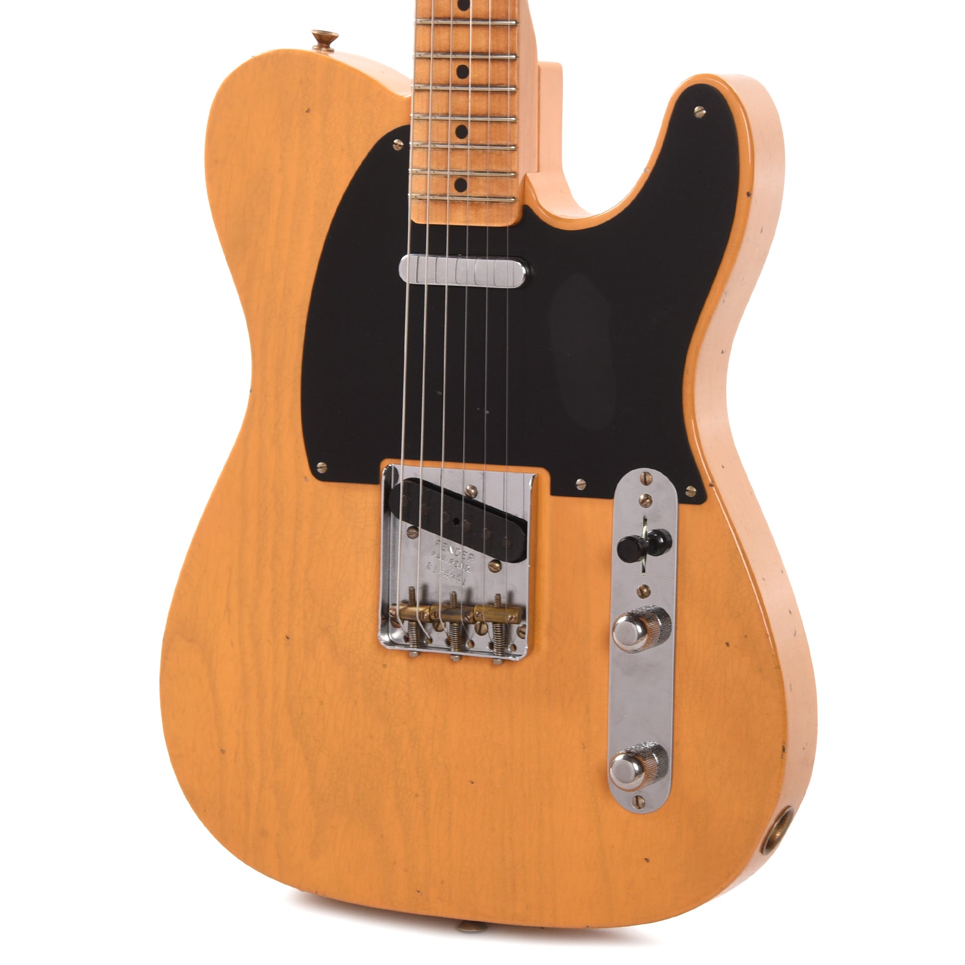 Fender Custom Shop 1952 Telecaster "Chicago Special" Journeyman Relic Aged Butterscotch Blonde Electric Guitars / Solid Body