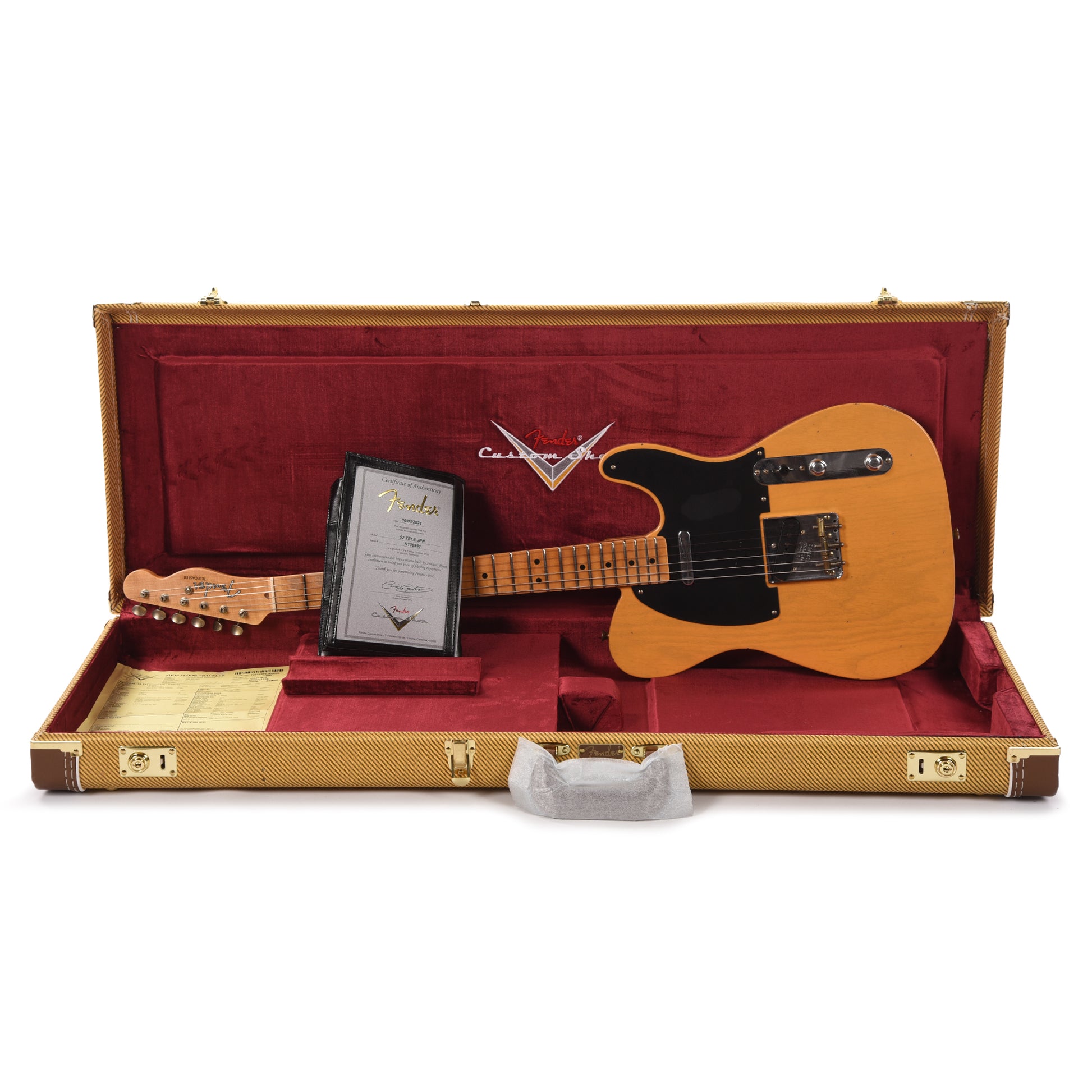 Fender Custom Shop 1952 Telecaster "Chicago Special" Journeyman Relic Aged Butterscotch Blonde Electric Guitars / Solid Body