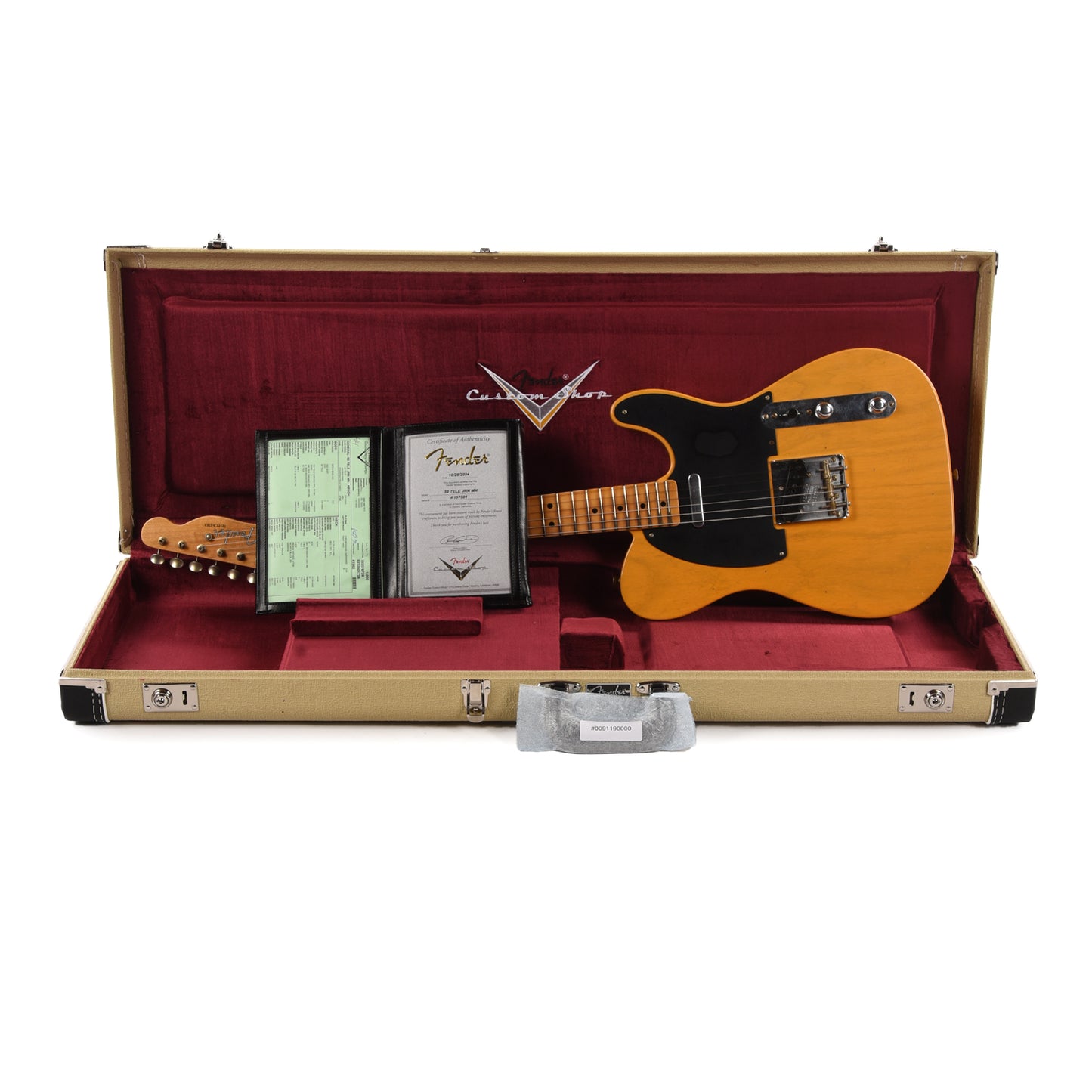 Fender Custom Shop 1952 Telecaster "Chicago Special" Journeyman Relic Aged Butterscotch Blonde Electric Guitars / Solid Body