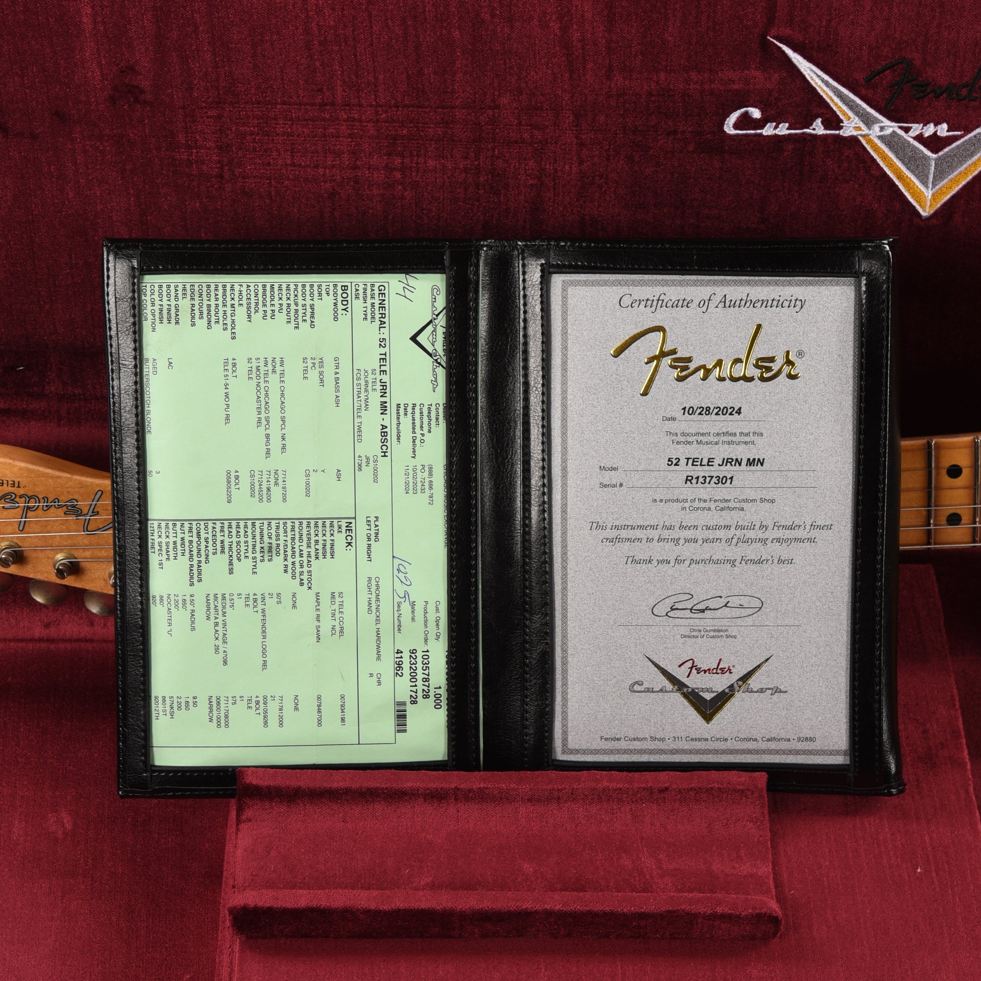 Fender Custom Shop 1952 Telecaster "Chicago Special" Journeyman Relic Aged Butterscotch Blonde Electric Guitars / Solid Body