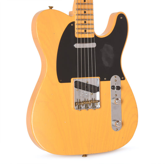 Fender Custom Shop 1952 Telecaster "Chicago Special" Journeyman Relic Aged Butterscotch Blonde Electric Guitars / Solid Body