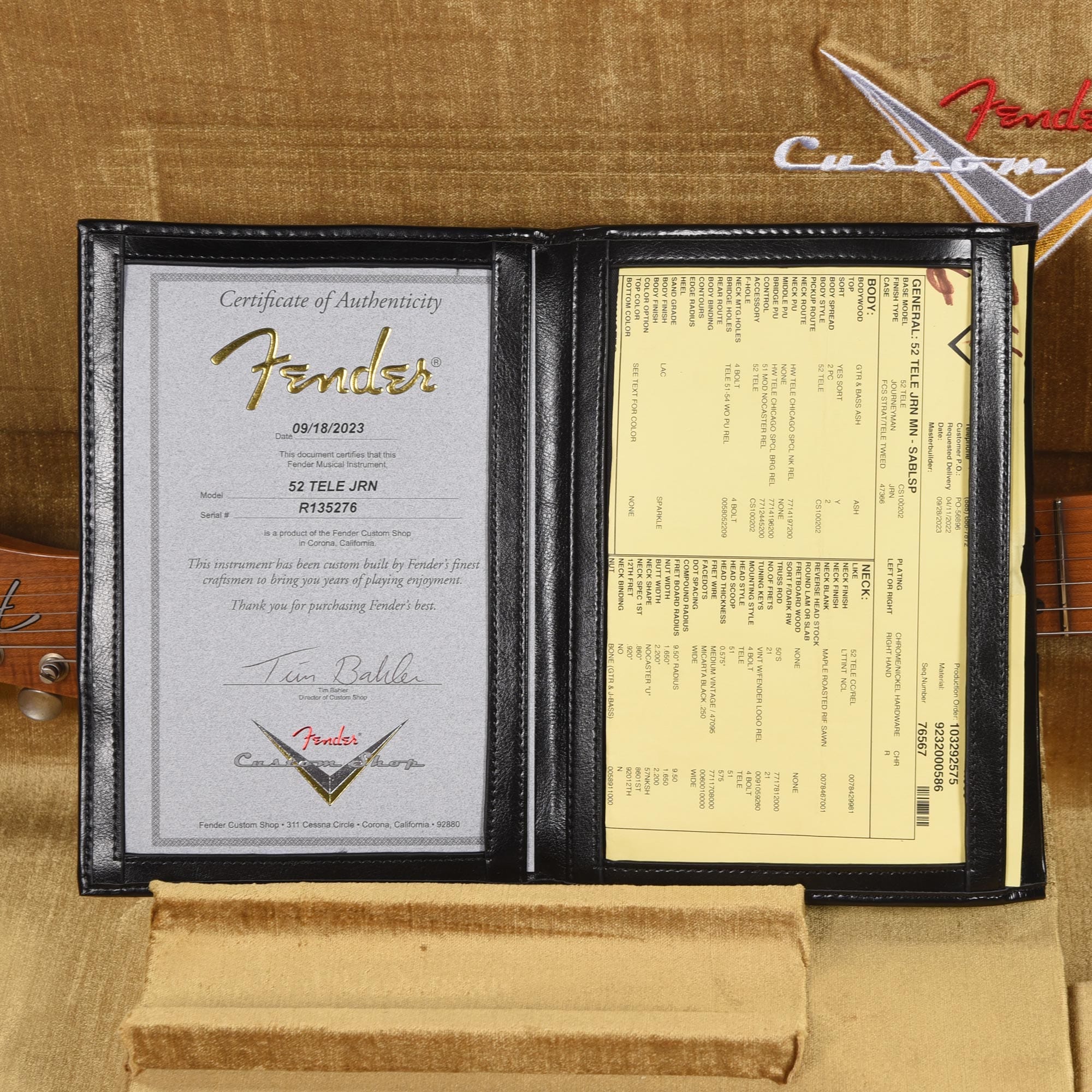 Fender Custom Shop 1952 Telecaster 