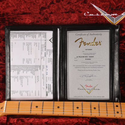 Fender Custom Shop 1952 Telecaster "Chicago Special" NOS Super Aged Dakota Red Electric Guitars / Solid Body