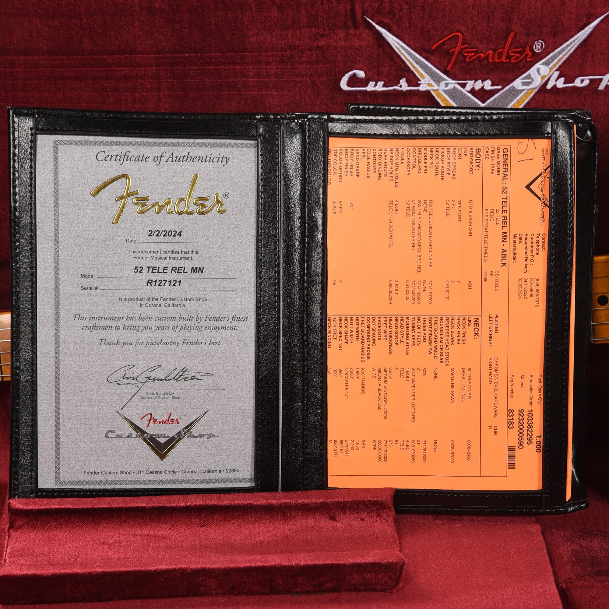 Fender Custom Shop 1952 Telecaster 