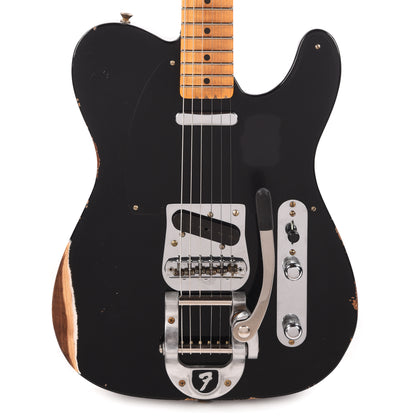 Fender Custom Shop 1952 Telecaster "Chicago Special" Relic Aged Black w/Bigsby Electric Guitars / Solid Body