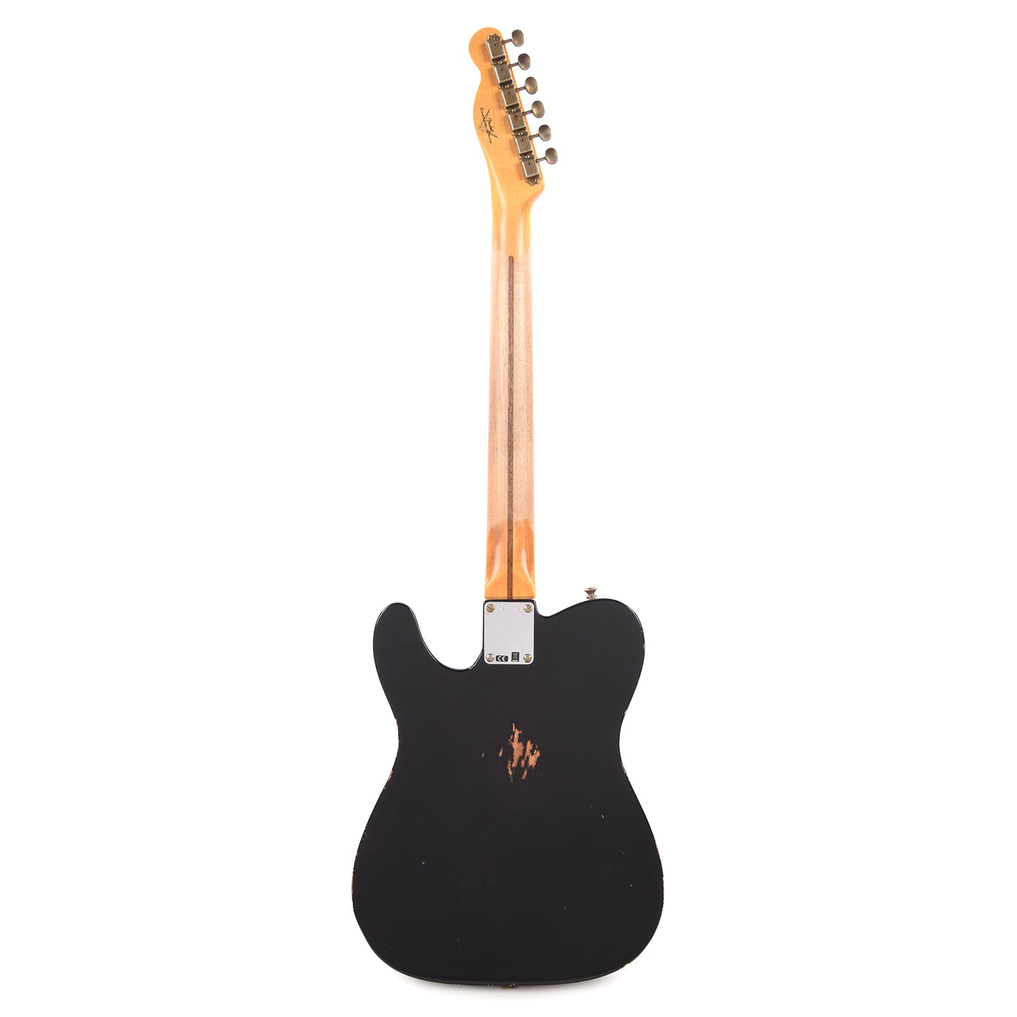Fender Custom Shop 1952 Telecaster "Chicago Special" Relic Aged Black w/Bigsby Electric Guitars / Solid Body