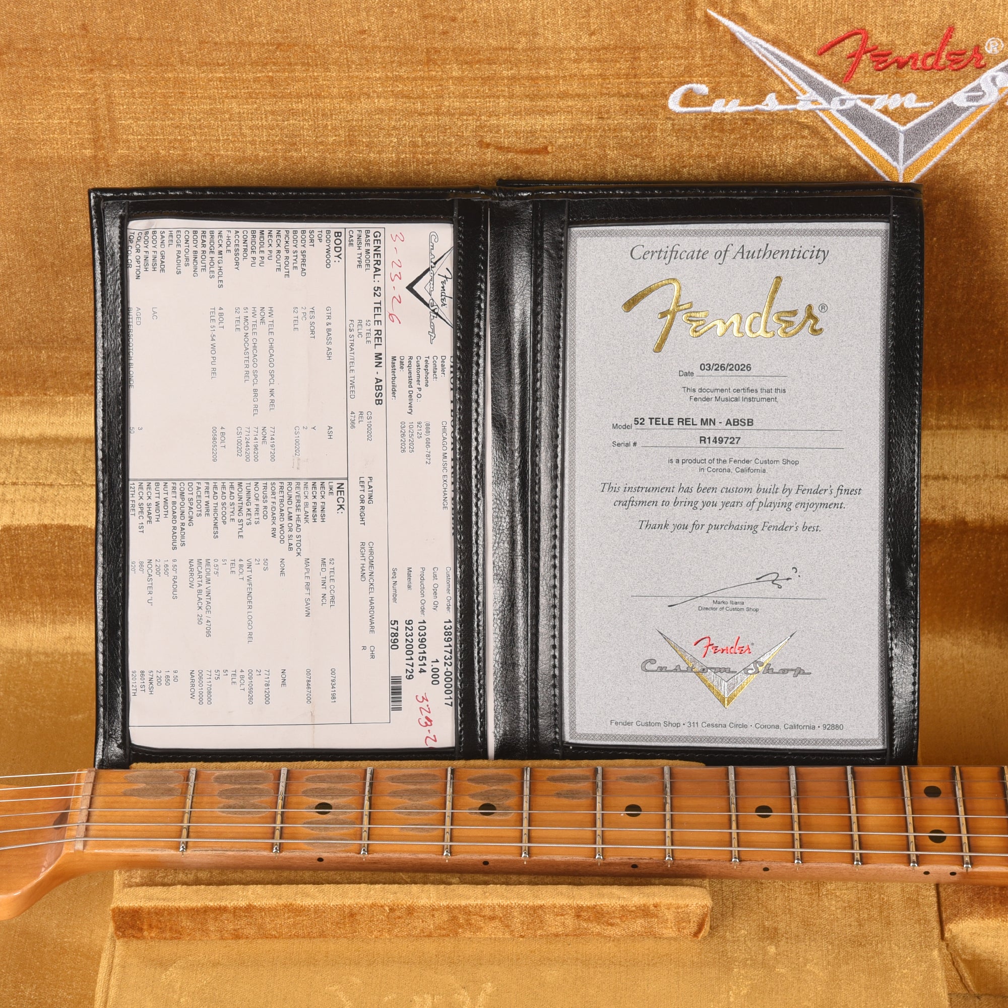 Fender Custom Shop 1952 Telecaster 