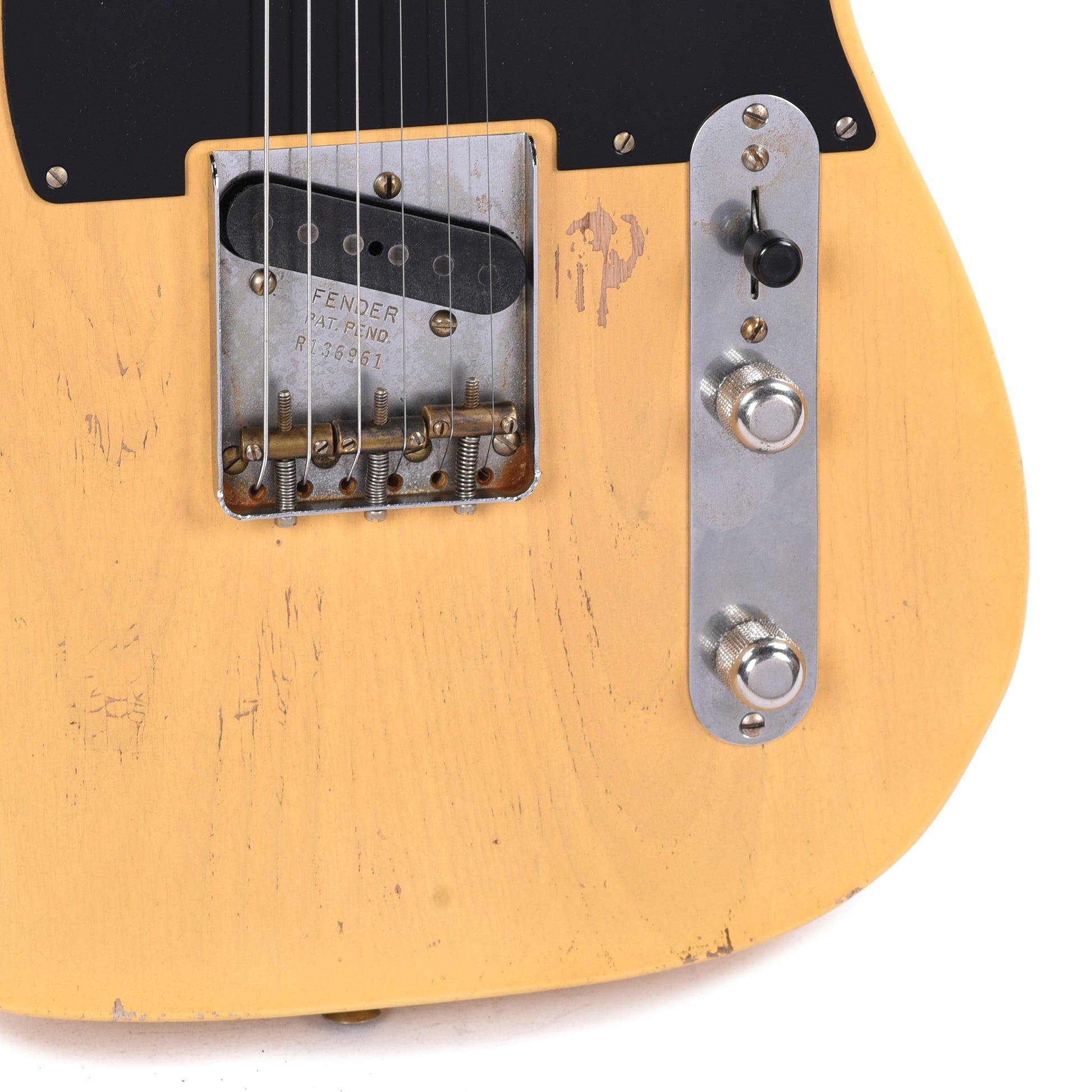 Fender Custom Shop 1952 Telecaster "Chicago Special" Relic Faded/Aged Nocaster Blonde Master Built by Andy Hicks Electric Guitars / Solid Body