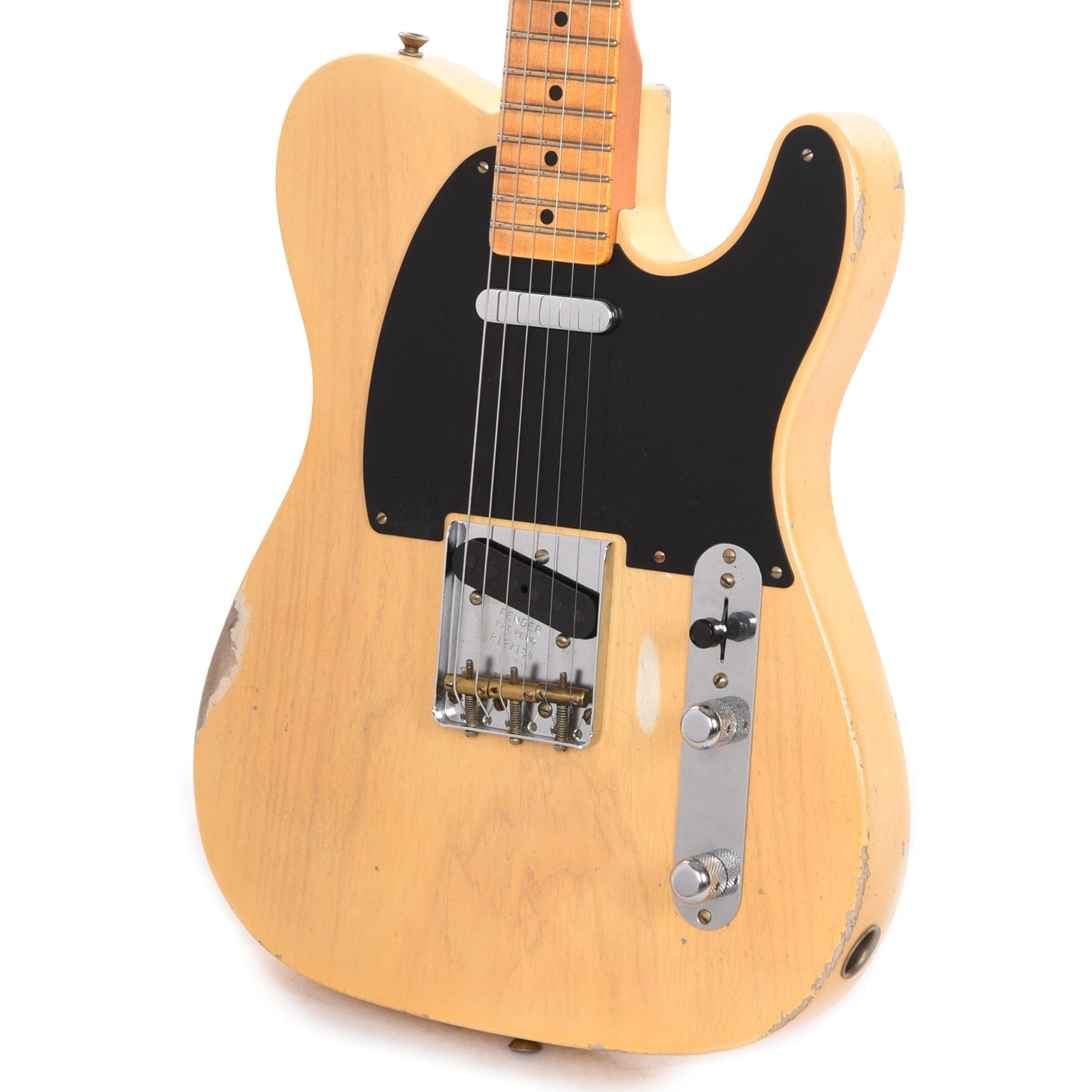 Fender Custom Shop 1952 Telecaster "Chicago Special" Relic Faded/Aged Nocaster Blonde Master Built by David Brown Electric Guitars / Solid Body