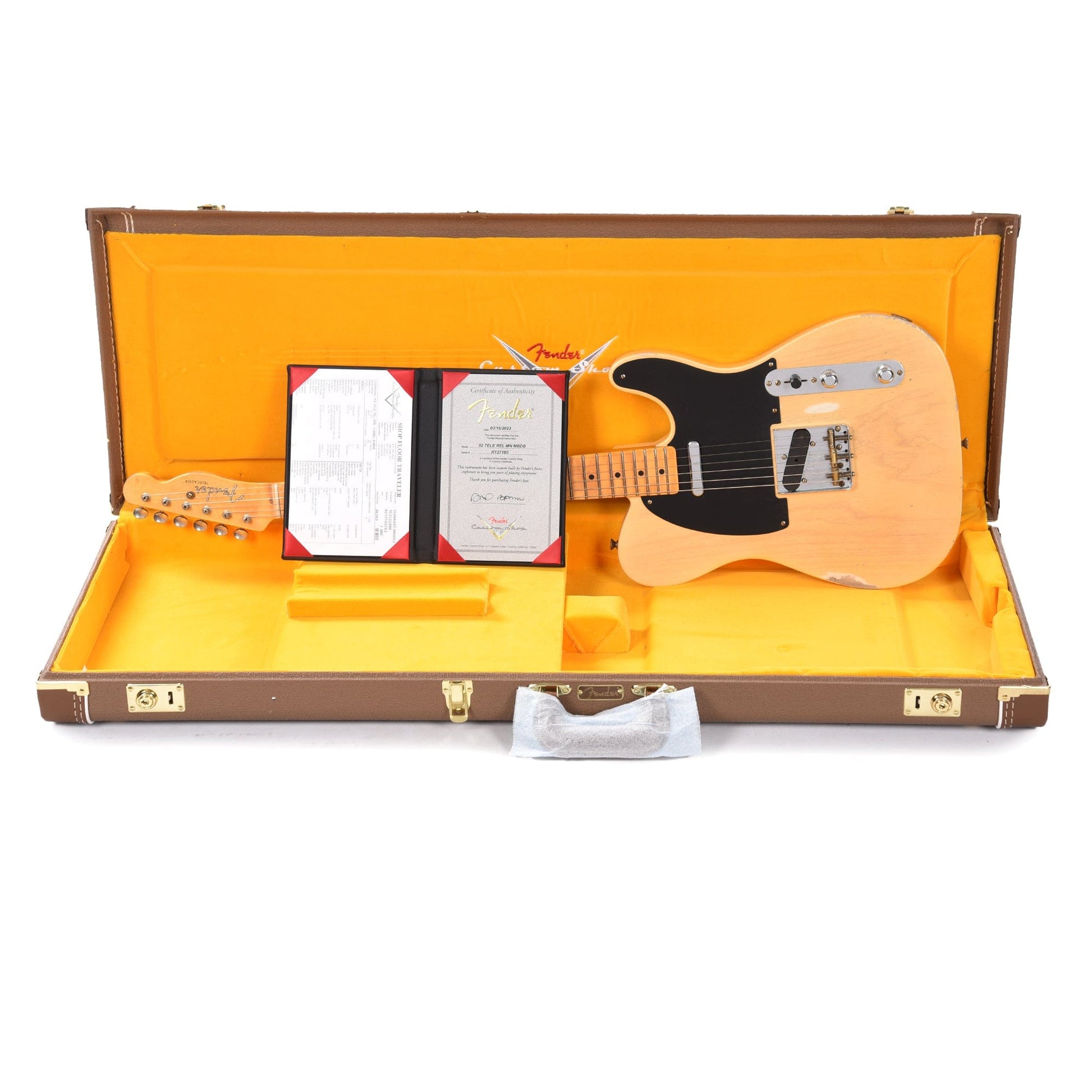 Fender Custom Shop 1952 Telecaster "Chicago Special" Relic Faded/Aged Nocaster Blonde Master Built by David Brown Electric Guitars / Solid Body