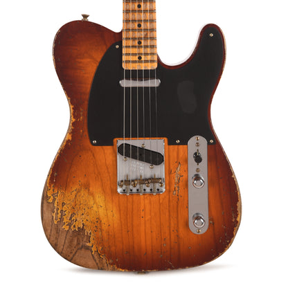 Fender Custom Shop 1952 Telecaster Faded Violin Burst Super Heavy Relic w/Hand-Wound '50/'51 Blackguard Pickups Electric Guitars / Solid Body